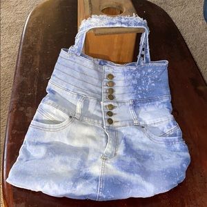 Handmade made denim tote bag 🤗🤗
